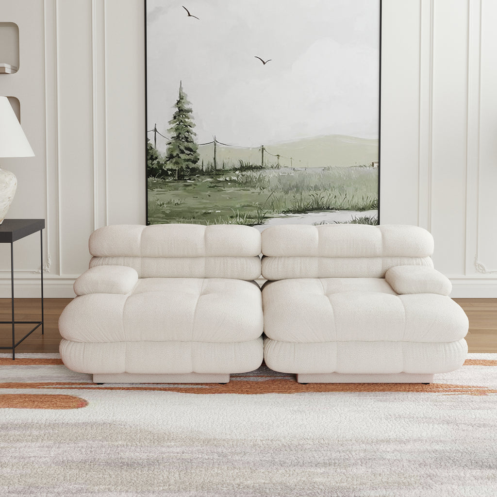 Canapé 3 places Beige "Sérénité"