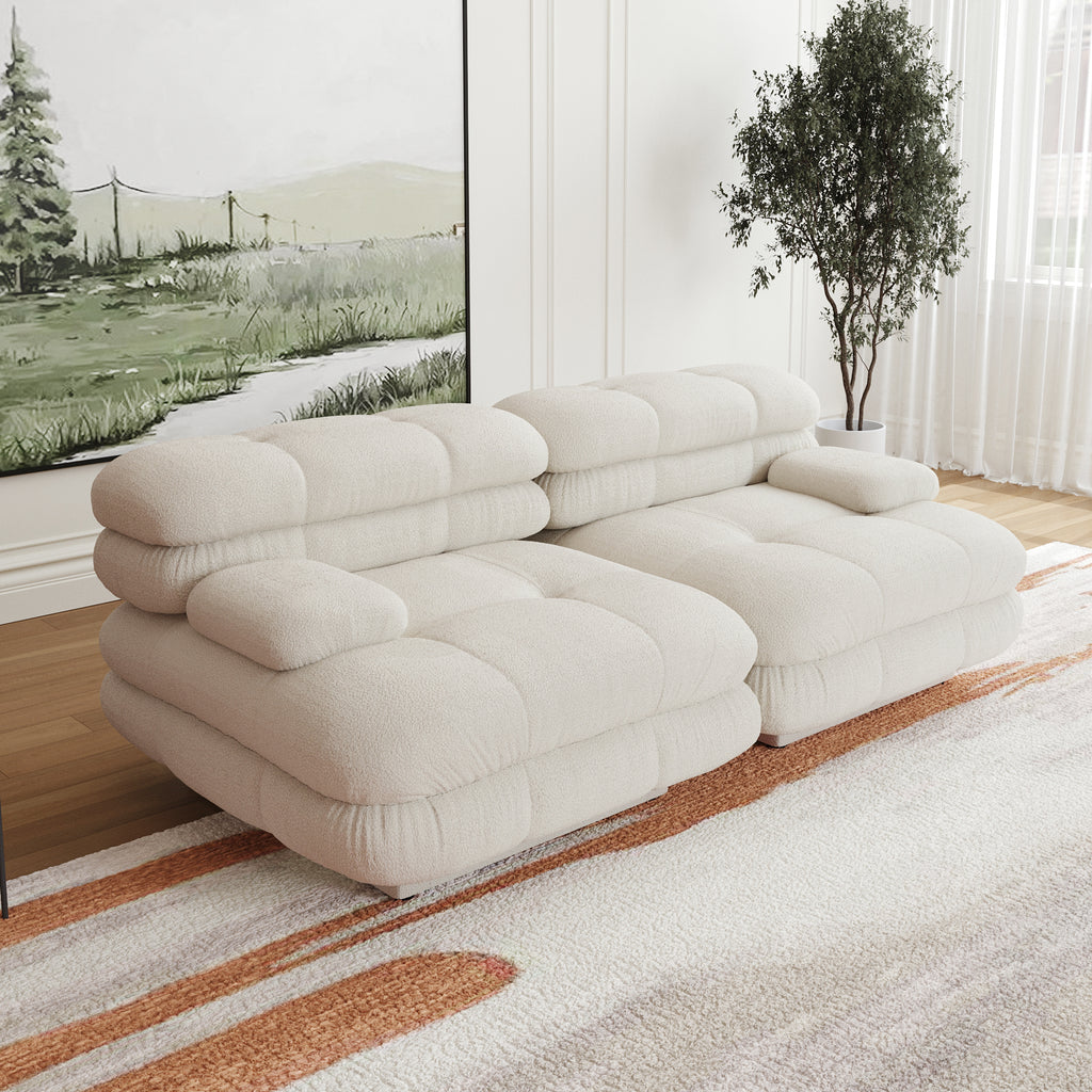 Canapé 3 places Beige "Sérénité"