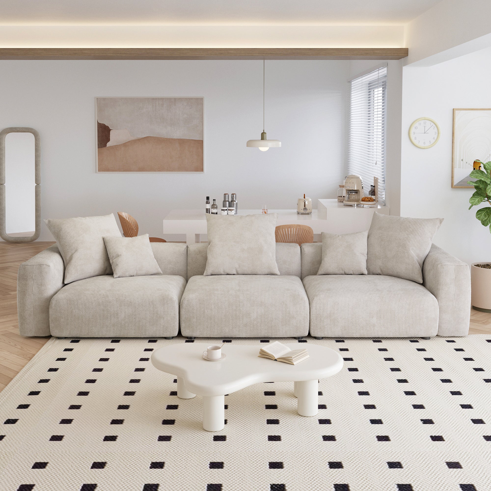 Canapé 4 places "Collection Épurée"